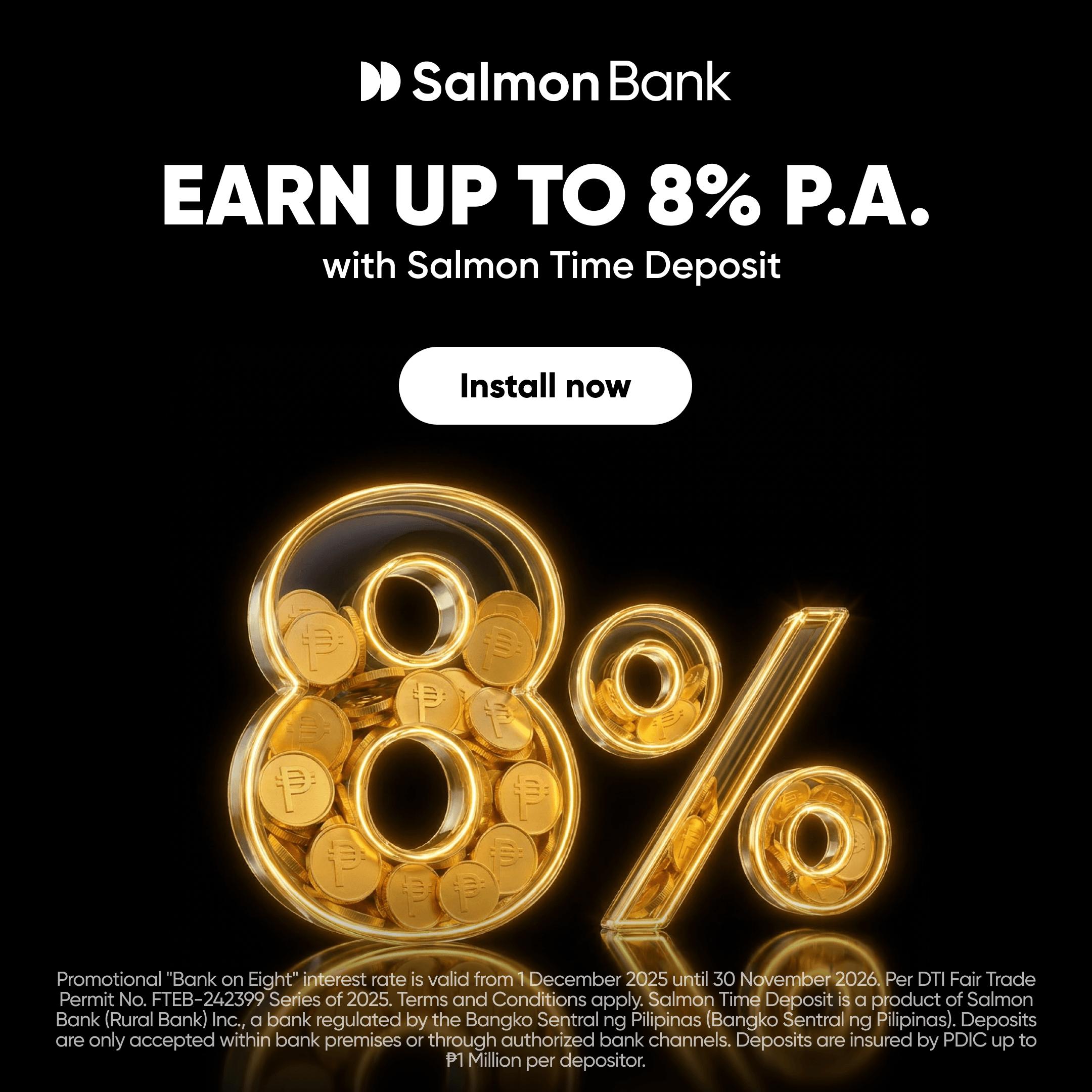 SALMON BANK (RURAL BANK) INC. – Time Deposit Promotional Offer