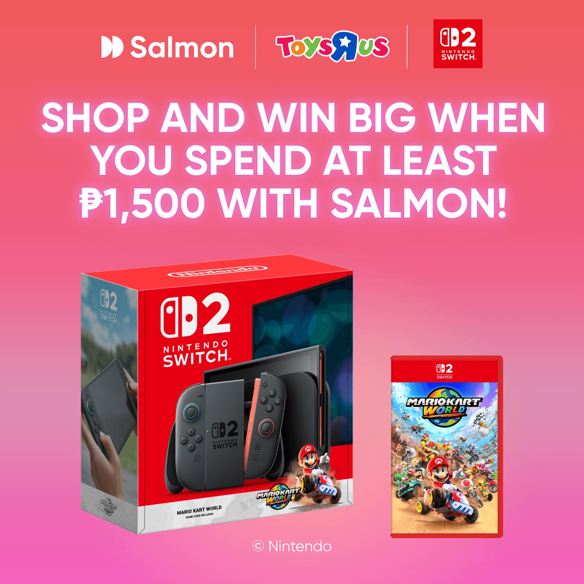 Shop and Win Big When You Spend at Least P1,500 with Salmon!