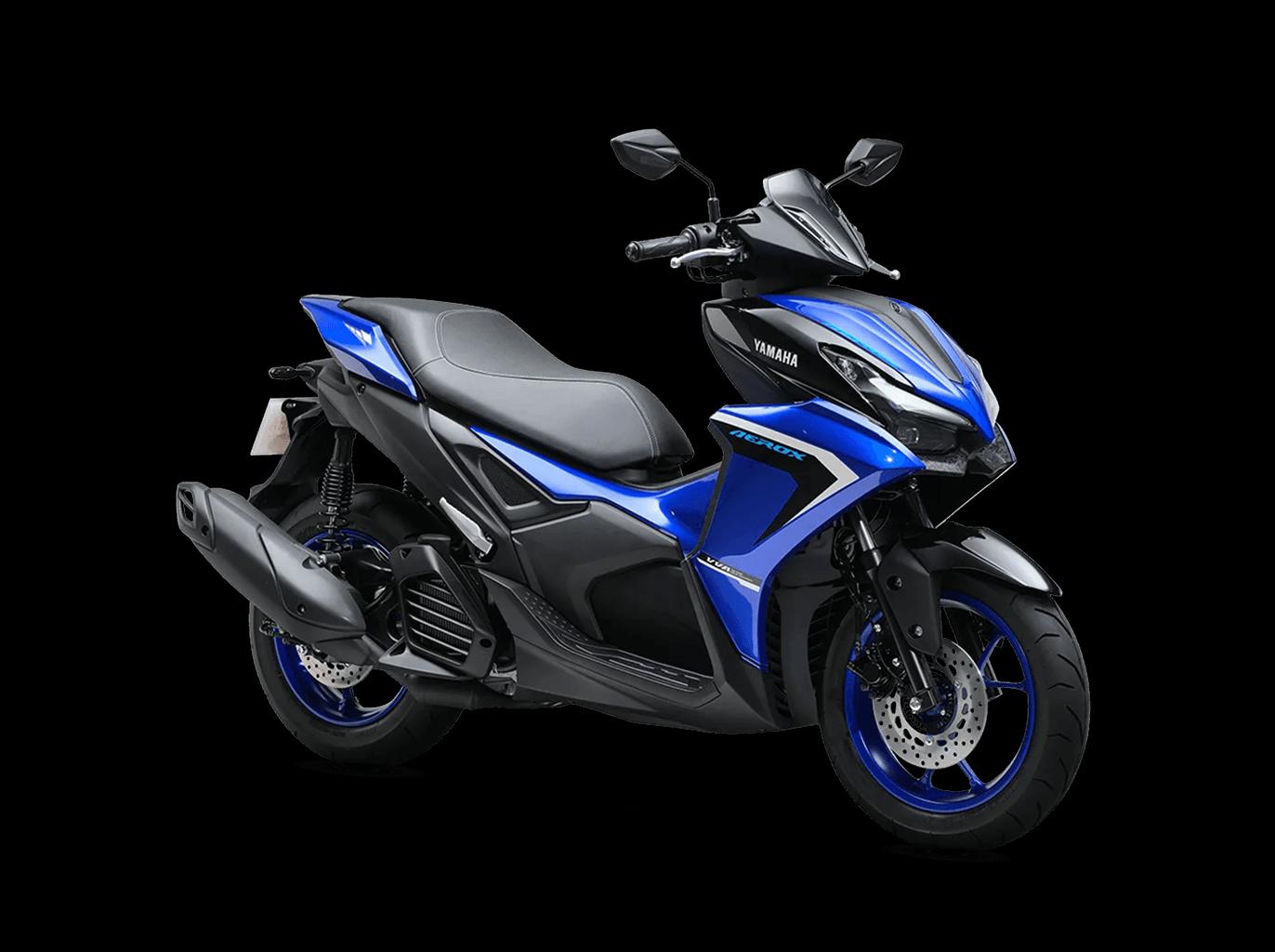 Side view of Yamaha Aerox