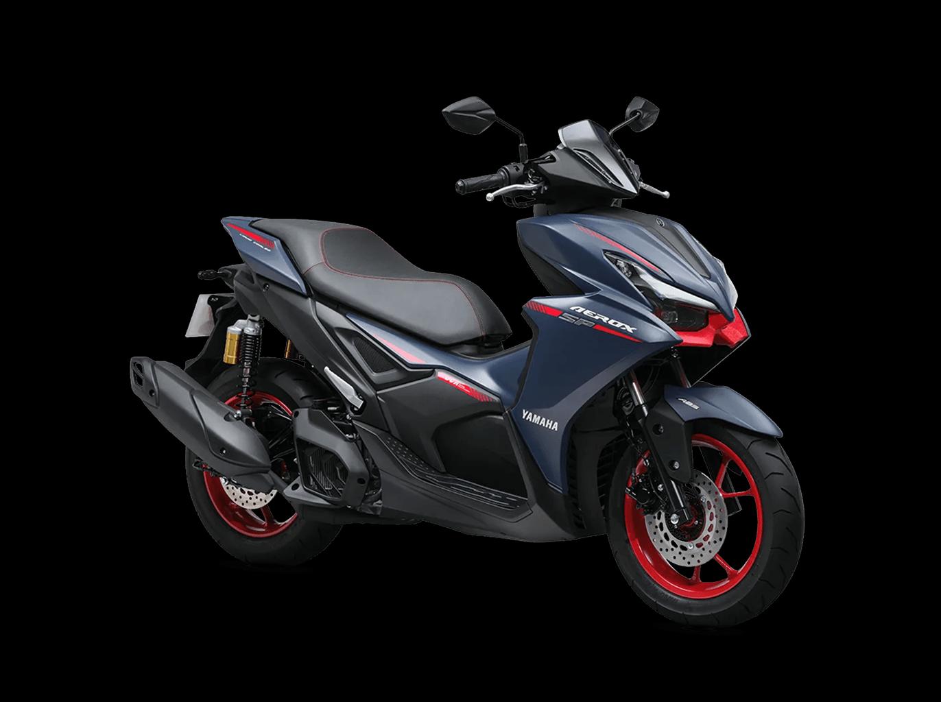 Side view of Yamaha Aerox SP