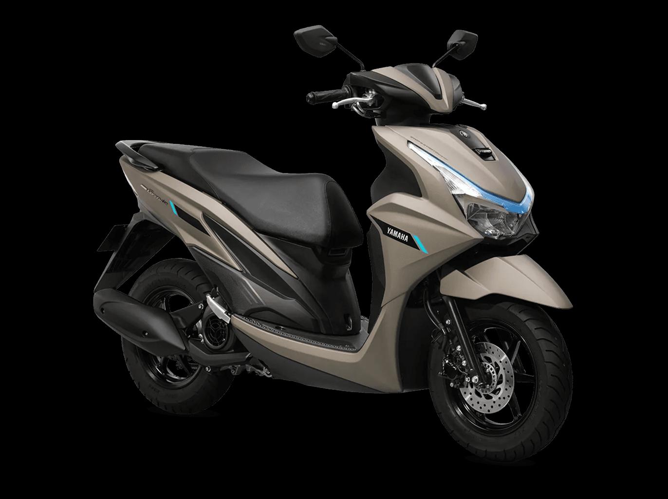Side view of Yamaha Mio Gravis
