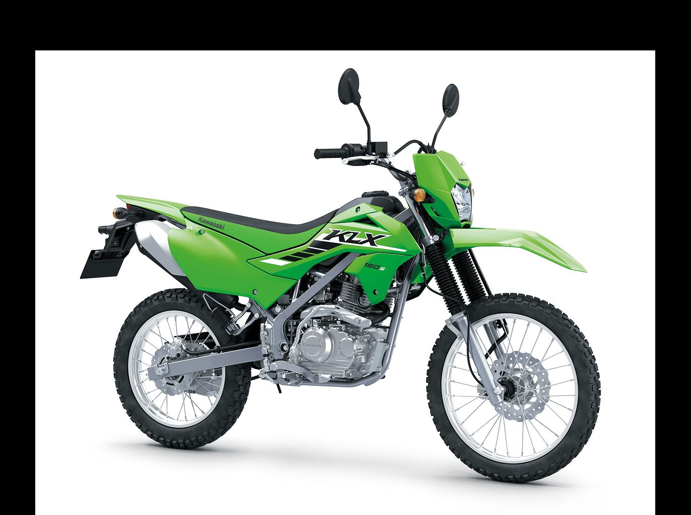 Side view of Kawasaki KLX 150S