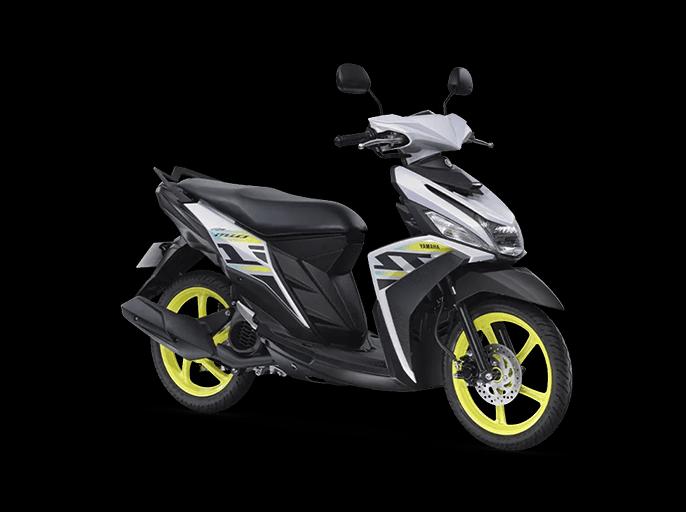 Side view of Yamaha Mio i125
