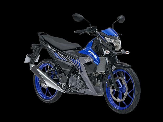 Side view of Suzuki Raider R150 Blade Edition