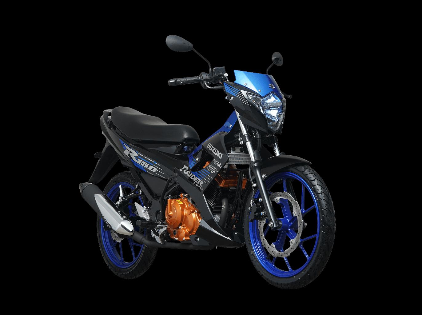 Side view of Suzuki Raider R150 Blade Edition