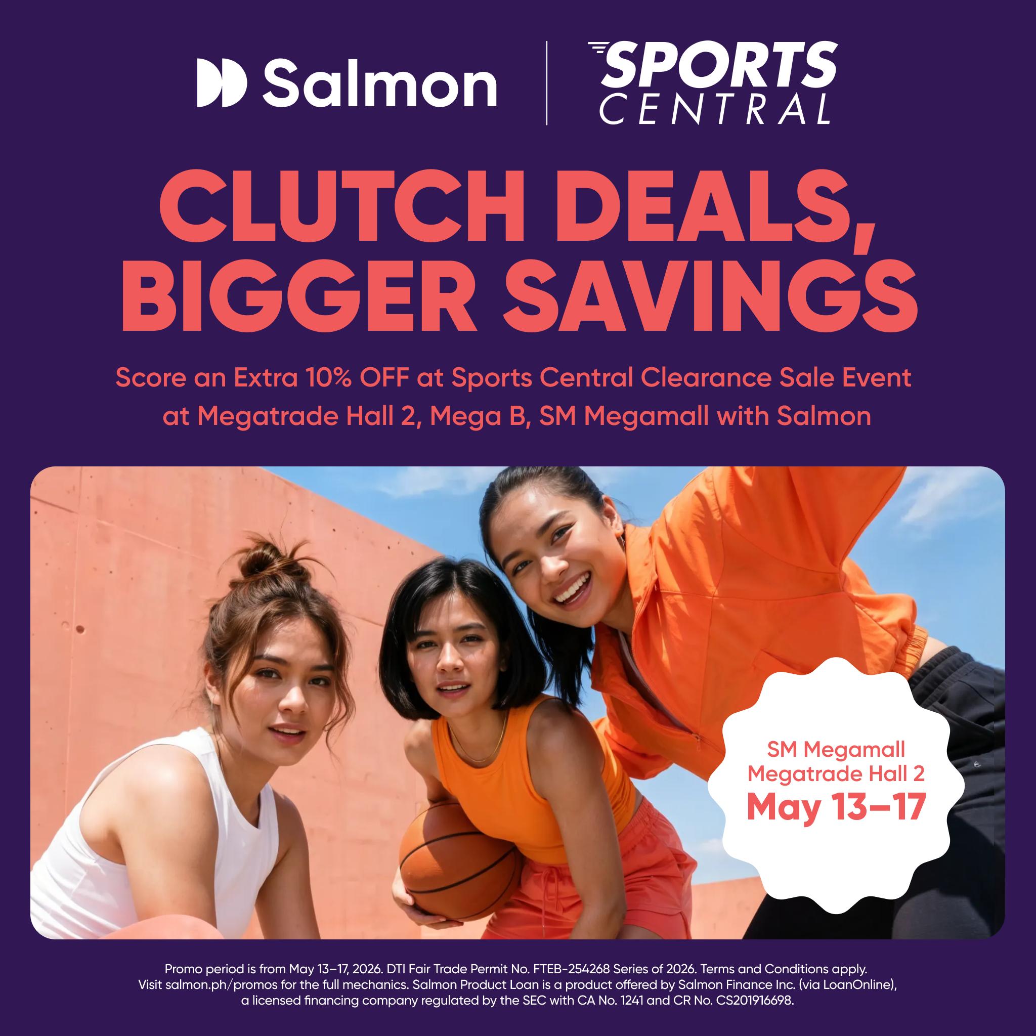 Clutch Deals, Bigger Savings at Sports Central