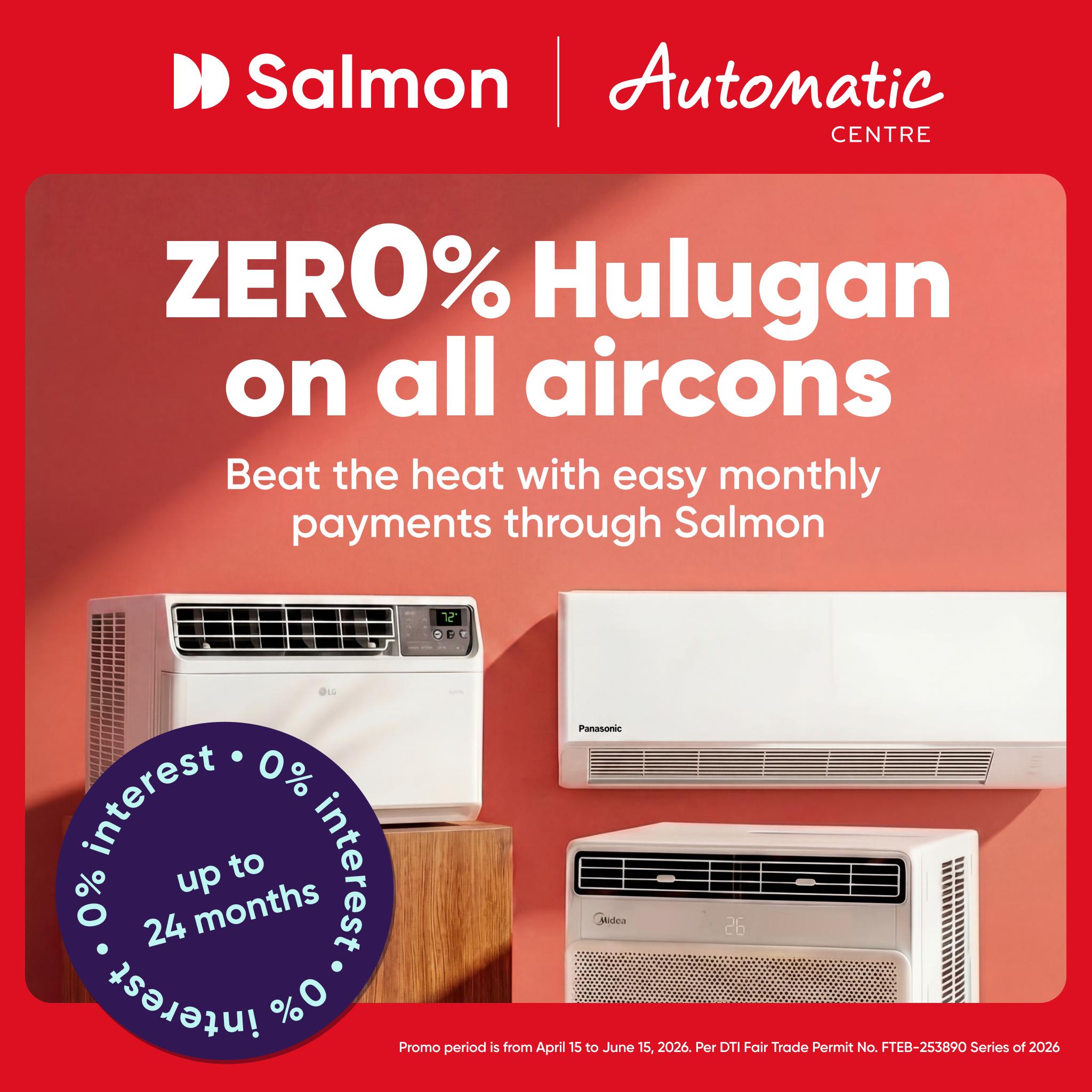 Zer0% Hulugan On All Aircons