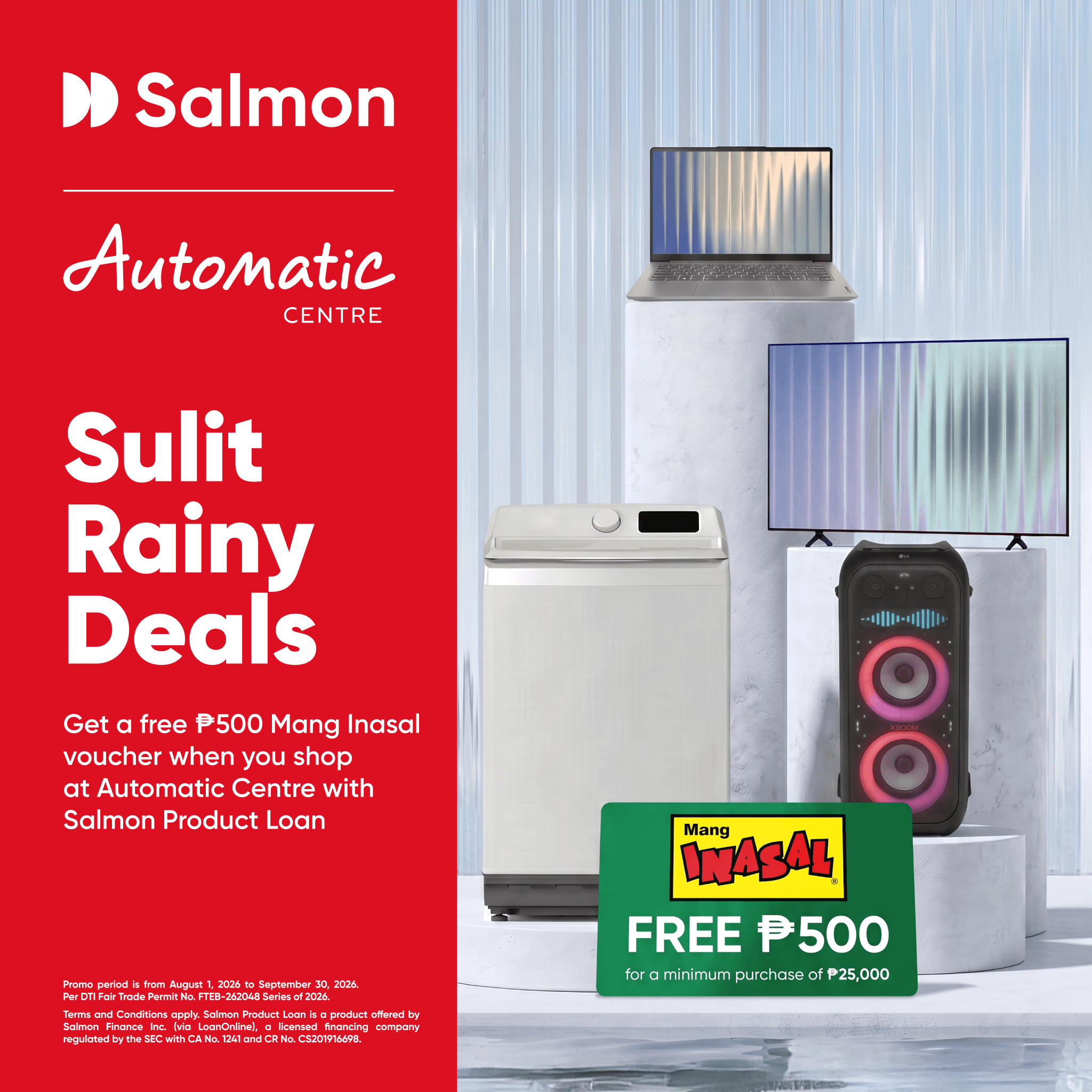 Sulit Rainy Deals at Automatic Centre