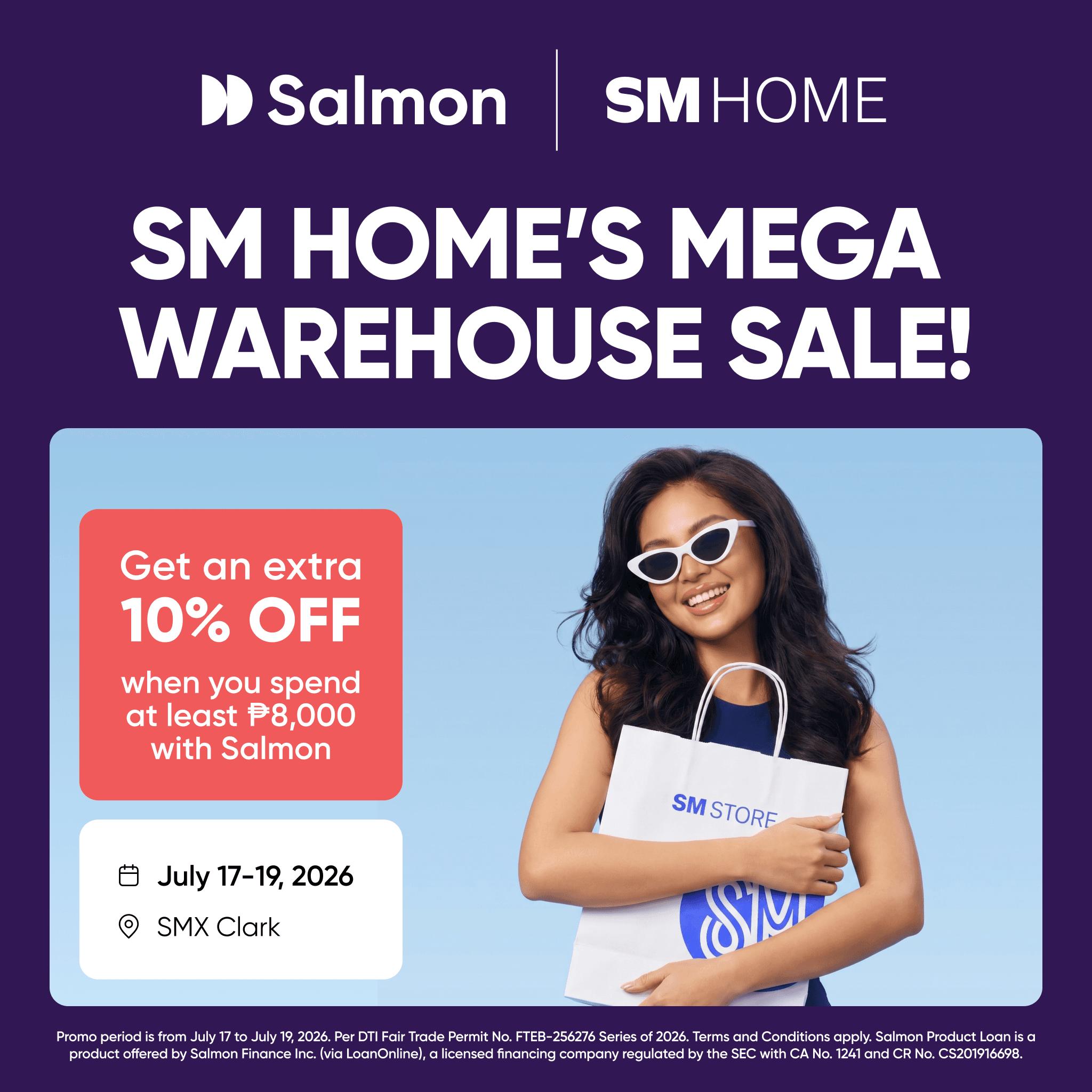 SM HOME’s Mega Warehouse Sale July
