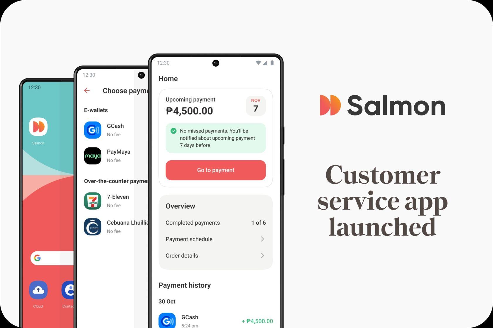 Salmon Launches Service App in App Store and Google Play